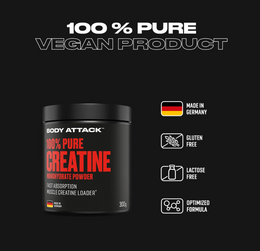 Body Attack 100% Pure Creatine 300g