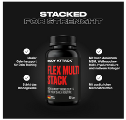 Body Attack Flex Multi Stack 90 Kapseln