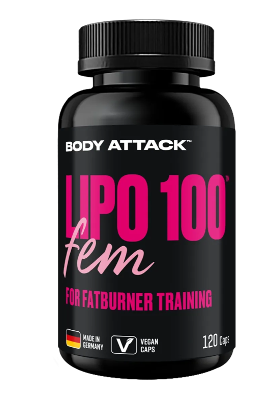 Body Attack Lipo 100 Fem 60 Kapseln