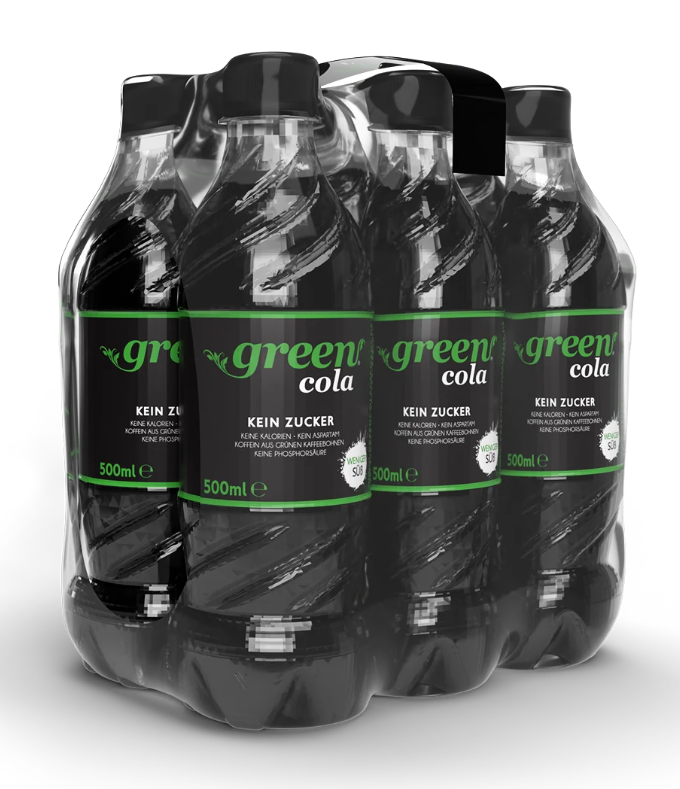 Green Cola Düsseldorfer Display Green Cola 1,0L PET – 300 Flaschen