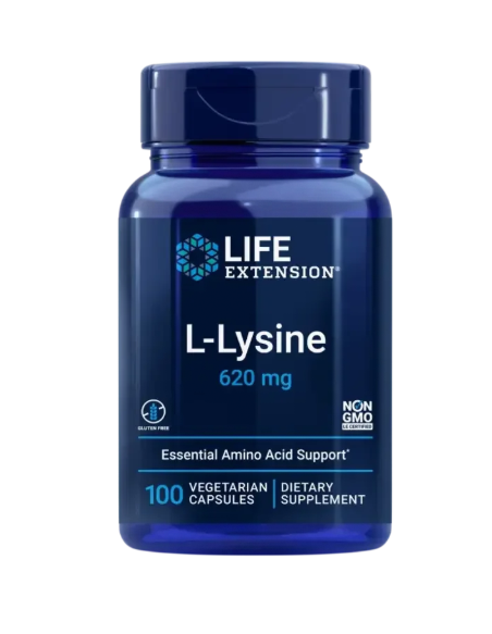 Life Extension Lysine 620mg 60 Kapseln