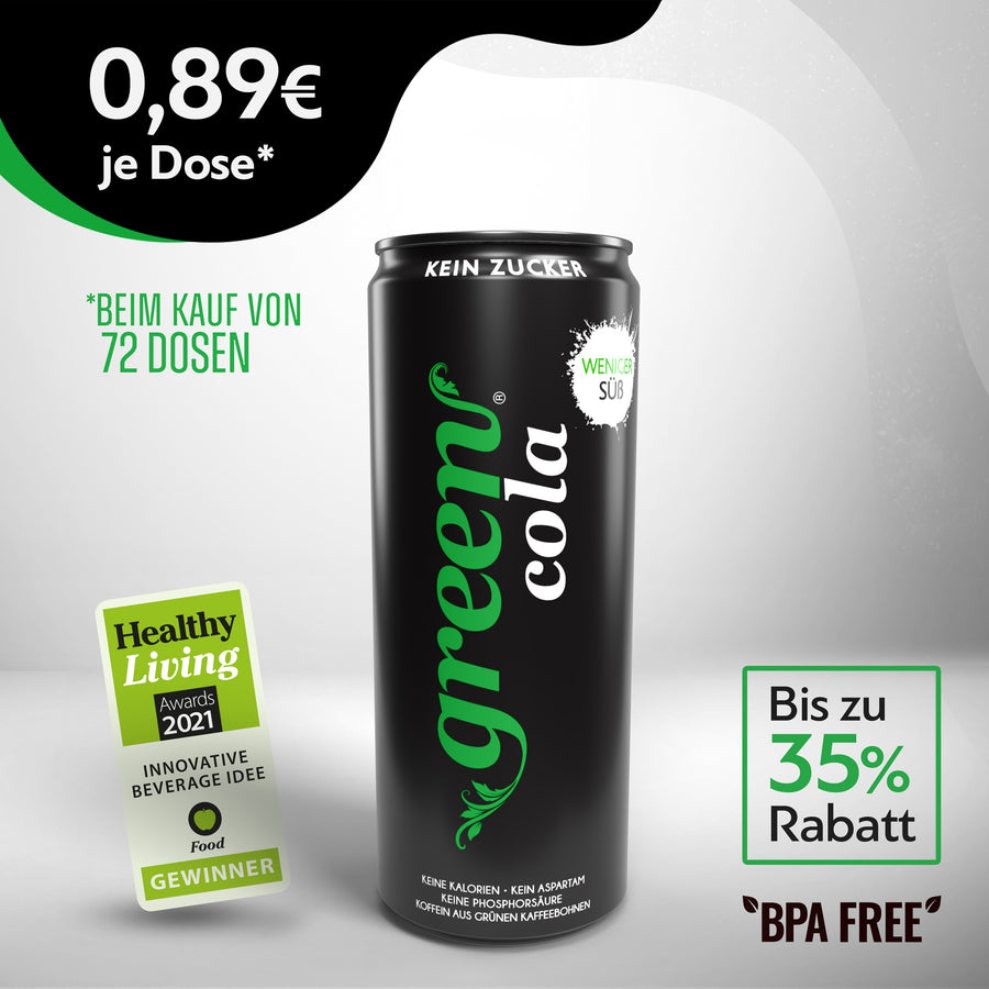 Green Cola 24 x 330ml Dose